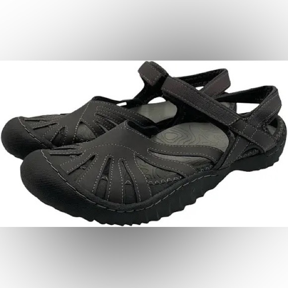 Sz 8.5 JBU by Jambu Ladies' Poppy Comfortable Sandals - Grey (Used excellent co… - Picture 2 of 3